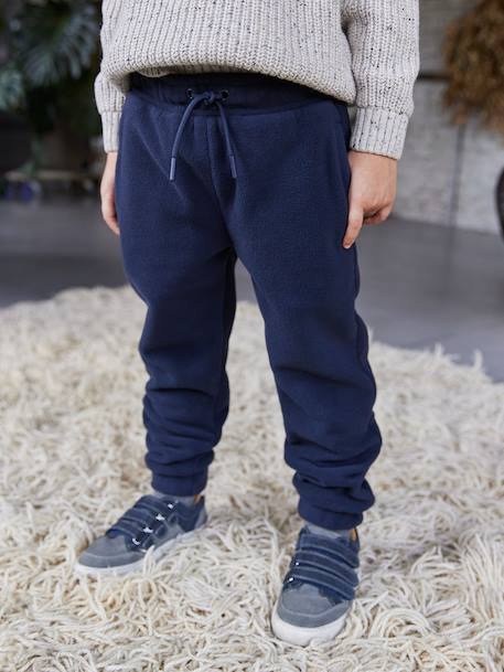 Fleece Joggers for Boys navy blue 