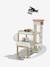 3-level garage with lift in FSC®100% wood white 