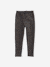 Leggings Lined in Polar Fleece for Girls BROWN LIGHT ALL OVER PRINTED+chocolate+dusky pink+printed grey 