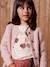 Long Sleeve T-Shirt with Heart in Relief, for Girls blush+ecru+green 