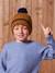 Boy's twisted set: beanie + snood + mittens/gloves ochre 