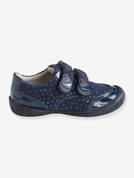 Leather Derby Shoes, for Girls, Designed for Autonomy Dark Blue 