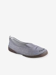 Shoes-Girls Footwear-Slippers-Elasticated Leather Shoes for Girls