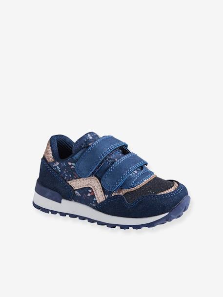 Touch-Fastening Trainers for Baby Girls, Runner-Style Dark Blue 