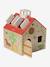 Wooden farm with FSC® wooden accessories red 