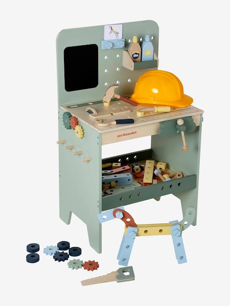 DIY Workbench with FSC® Wood Accessories green 