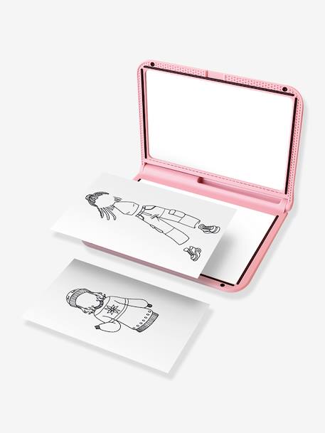 KIDYDRAW-PRO - Portable Light-Up Tablet - KIDYWOLF khaki+rose 
