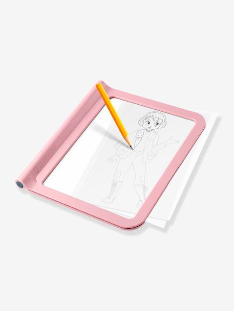 KIDYDRAW-PRO - Portable Light-Up Tablet - KIDYWOLF khaki+rose 