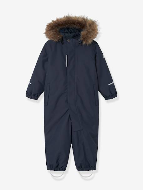 Fleece-lined snowsuit for children NAME IT deep blue 