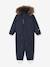 Fleece-lined snowsuit for children NAME IT deep blue 