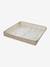 Reversible and foldable floor mattress with balls beige+green 