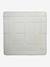 Reversible and foldable floor mattress with balls beige+green 