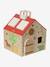 Wooden farm with FSC® wooden accessories red 