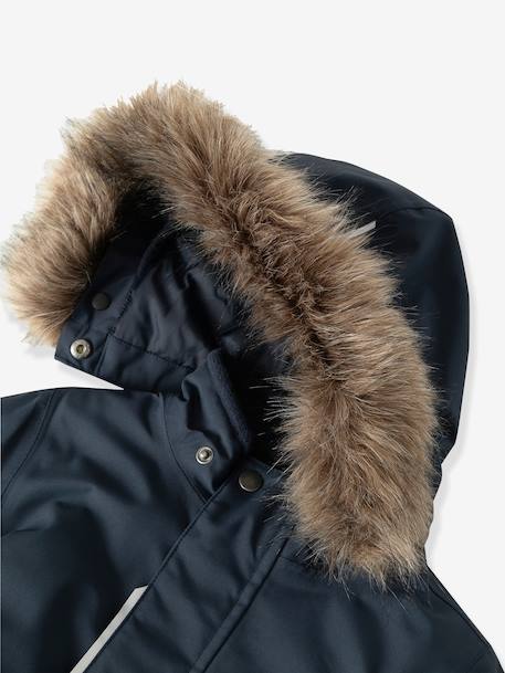Fleece-lined snowsuit for children NAME IT deep blue 