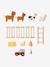 Wooden farm with FSC® wooden accessories red 