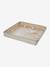 Reversible and foldable floor mattress with balls beige+green 