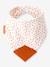 Pack of 2 Bandana Bibs + Dummy Clip - INFANTINO terracotta 
