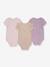 Pack of 3 Short-Sleeved Bodysuits for Babies, HUGGIES grey 