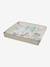 Reversible and foldable floor mattress with balls beige+green 
