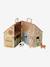 Wooden farm with FSC® wooden accessories red 