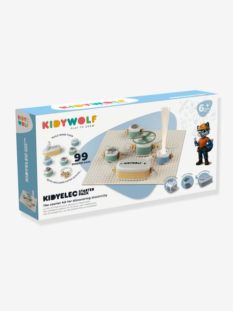 KIDYELEC-STARTER My First Electricity Kit, KiDYWOLF multicoloured 