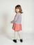 Dress & Quilted Jacket Set for Girls anthracite+dusky pink 