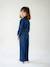 Denim Worker-Style Jumpsuit for Girls medium blue 