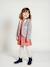 Dress & Quilted Jacket Set for Girls anthracite+dusky pink 