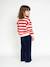 Wide Corduroy Paperbag Trousers for Girls fir green+mauve+navy blue+olive 