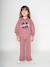 Hooded Sweatshirt + Wide-Leg Joggers Sportswear Set old rose 