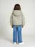 Reversible Lightweight Jacket for Girls emerald green+sage green 