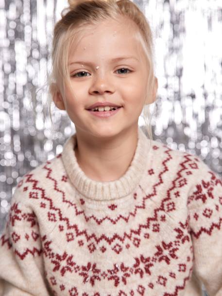 Unisex Christmas Jacquard Jumper, Family Capsule Collection ecru 