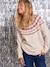 Jacquard Jumper for Women, Christmas Capsule Collection, ENVIE DE FRAISE ecru 