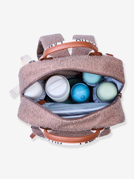 Changing Backpack, Family Club Signature by CHILDHOME black+brown+green 