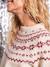 Jacquard Jumper for Women, Christmas Capsule Collection, ENVIE DE FRAISE ecru 