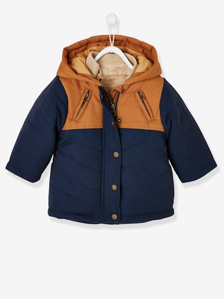 3-in-1 Parka with Detachable Jacket, for Baby Boys Dark Blue 