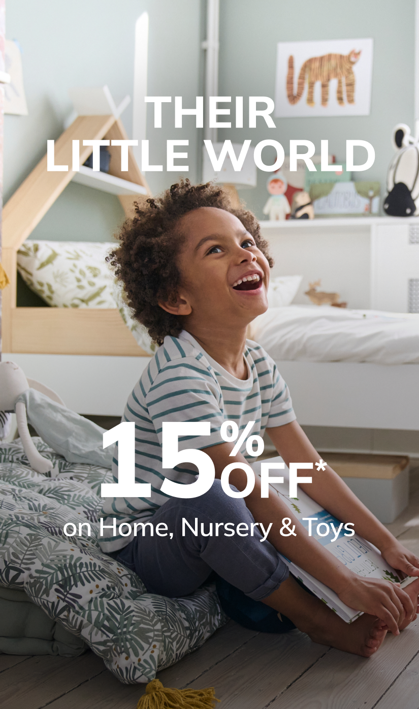 Their Little World: 15% Off* on Home, Nursery & Toys