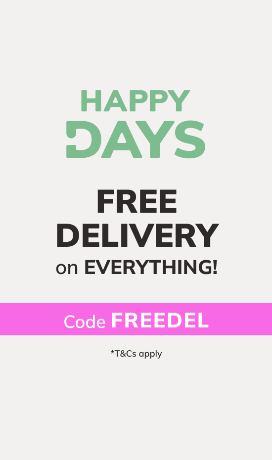 Happy Day: FREE Delivery w/ Click & Collect*! Code: COLLECT
