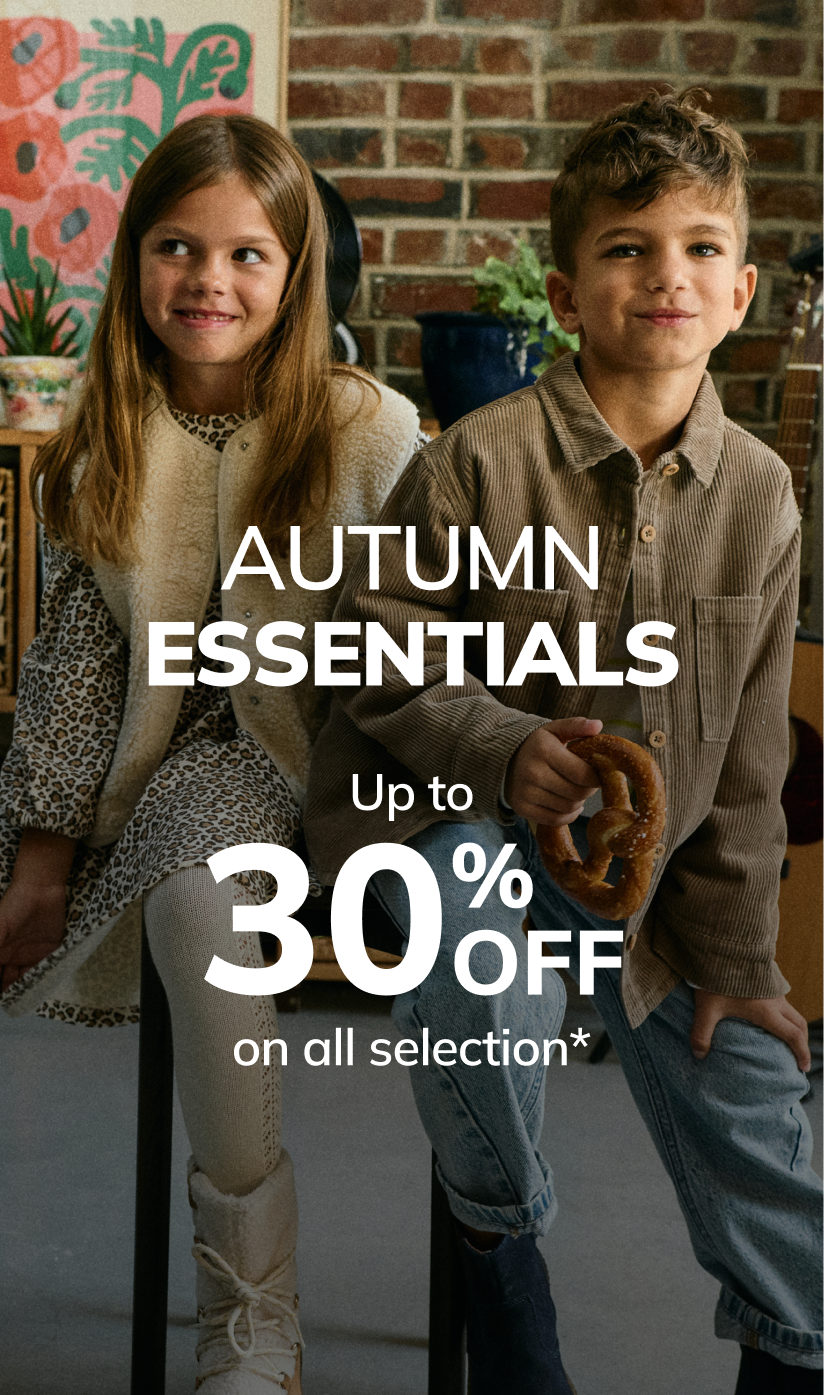 Autumn Essentials: Up to 30% off on all selection*