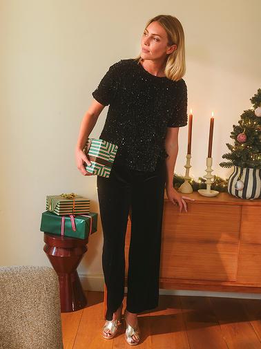 Festive maternity looks